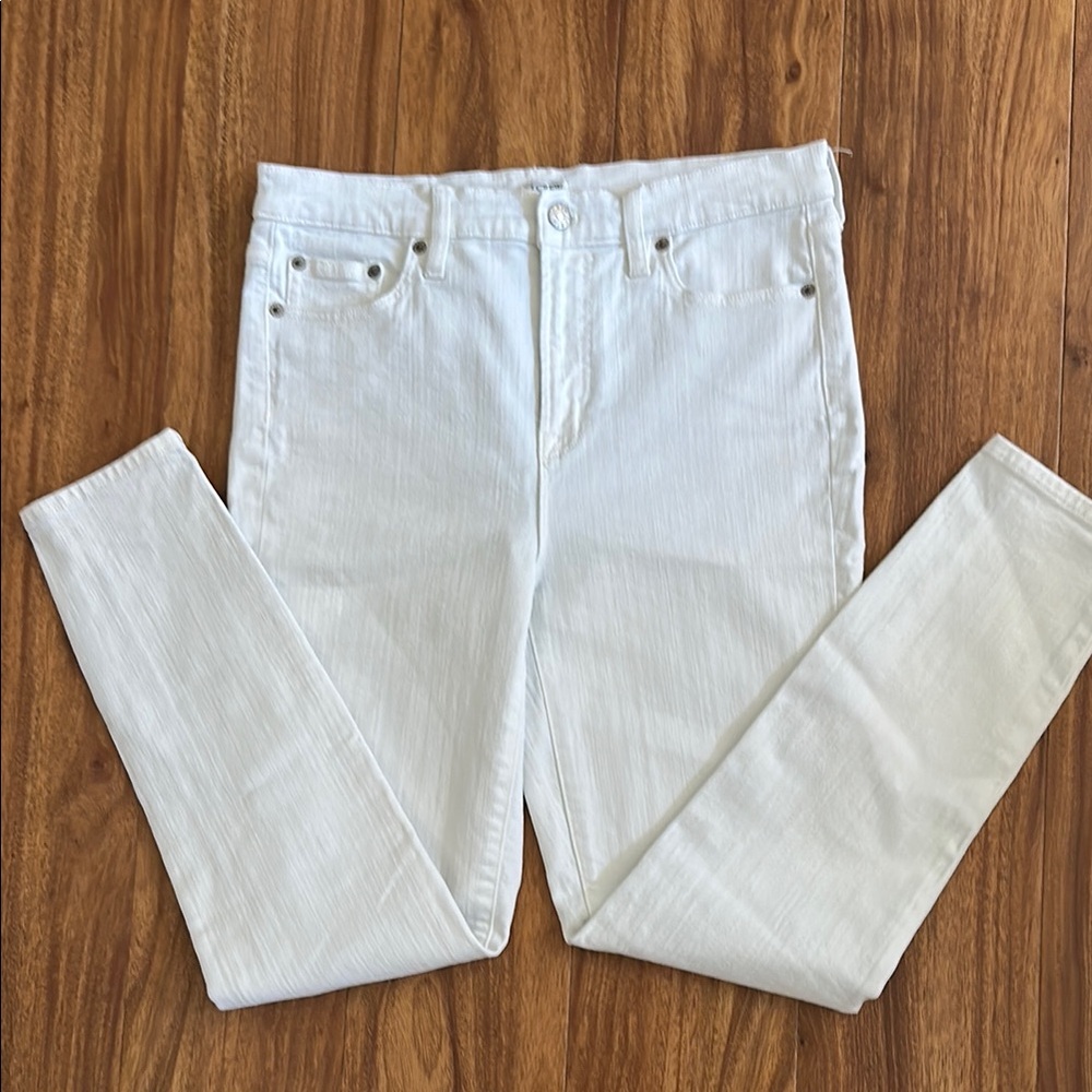 Women's White J.Crew Skinny Jeans 29